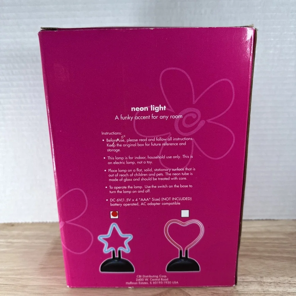 Claire's Room LED Neon Wall Light Star Shaped Y2K Funky Accent